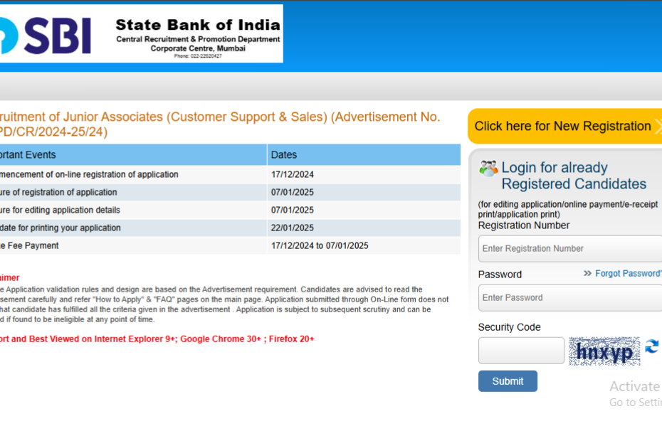 Finally Wait Is over: Recruitment for SBI Clerk 2024, 13000 plus vacancies with salary up to Rs.47000/-